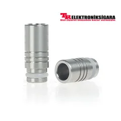 510 Drip Tip - Paslanmaz Çelik Kıvrımlı
