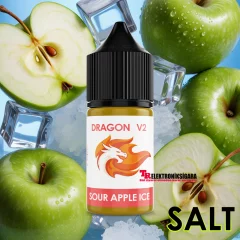 Dragon Salt Likit V2 Sour Apple İce 30ml