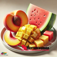 Mixology E-Likit Aroması Vozol Tat Serisi Peach Mango Watermelon 10ml