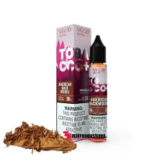 VGOD Tobacco Plus American Back Woods Premium Salt Likit 30ml