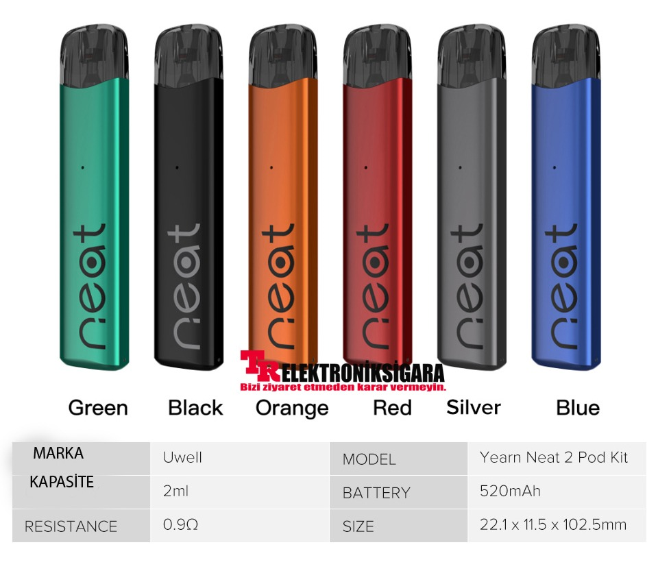 Uwell Yearn Neat 2 Pod Mod Elektronik Sigara