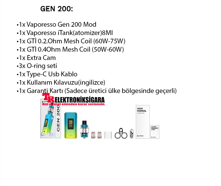 Vaporesso Gen 200W Kit 8ML