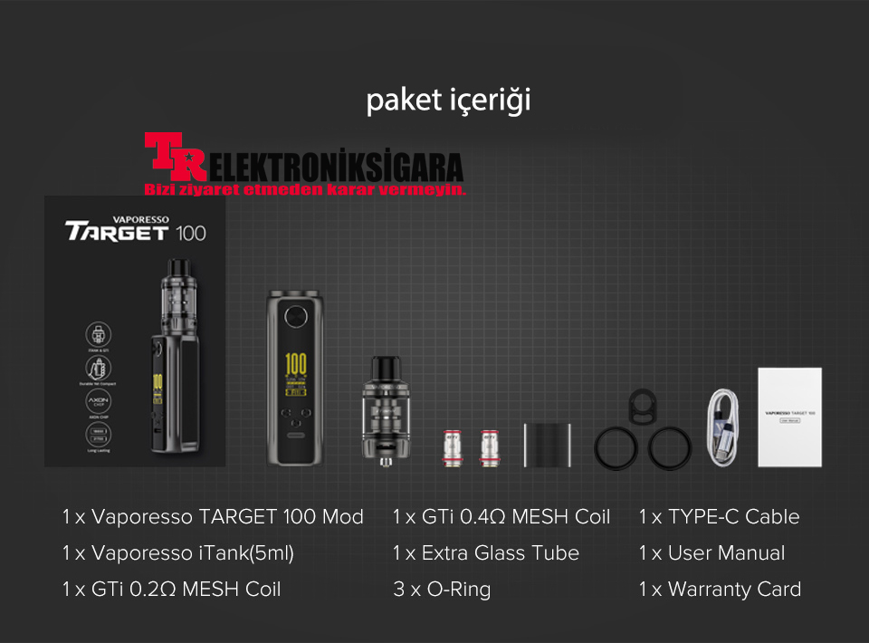 Vaporesso Target 100W Box Kit