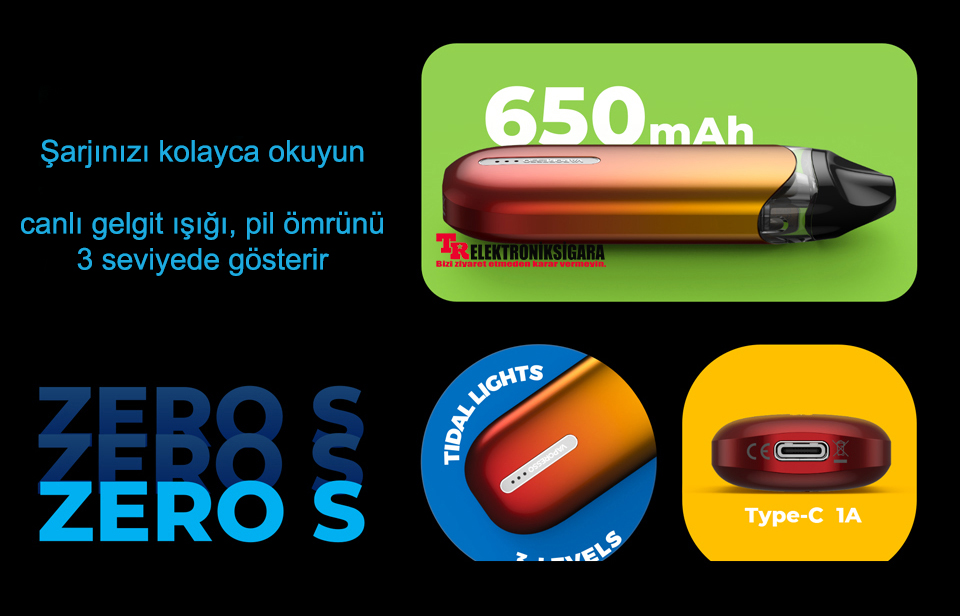 Vaporesso Zero S Pod Mod 650mAH
