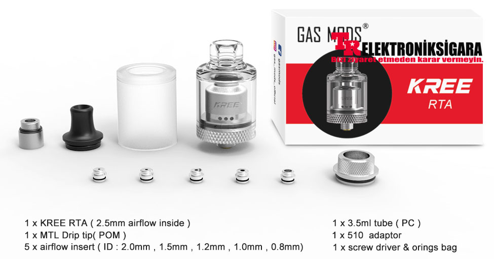 Gas Mods Kree MTL / DL RTA Atomizer