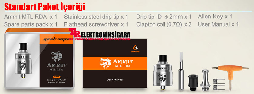 GeekVape Ammit MTL RDA Atomizer