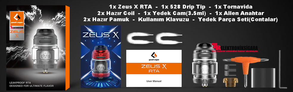 GeeKVape Zeus X RTA Atomizer 4.5ml