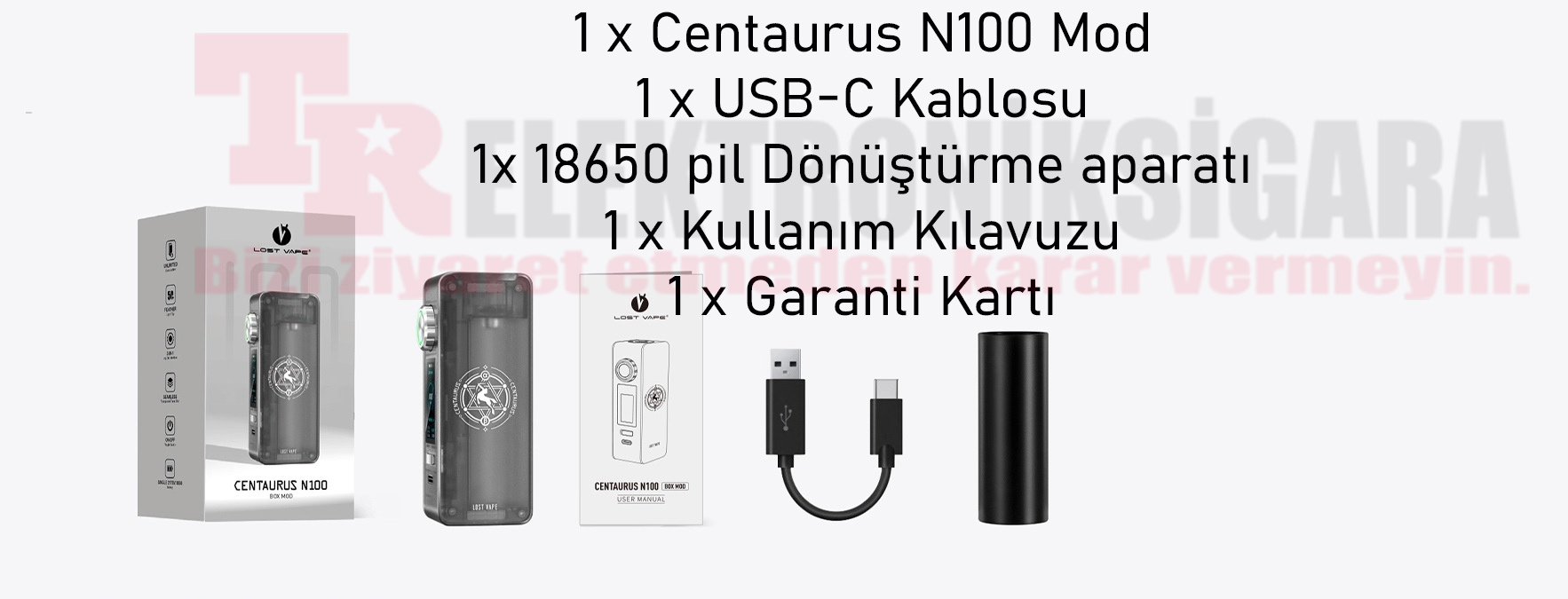 Lost Vape Centaurus N100 Box Mod 100W