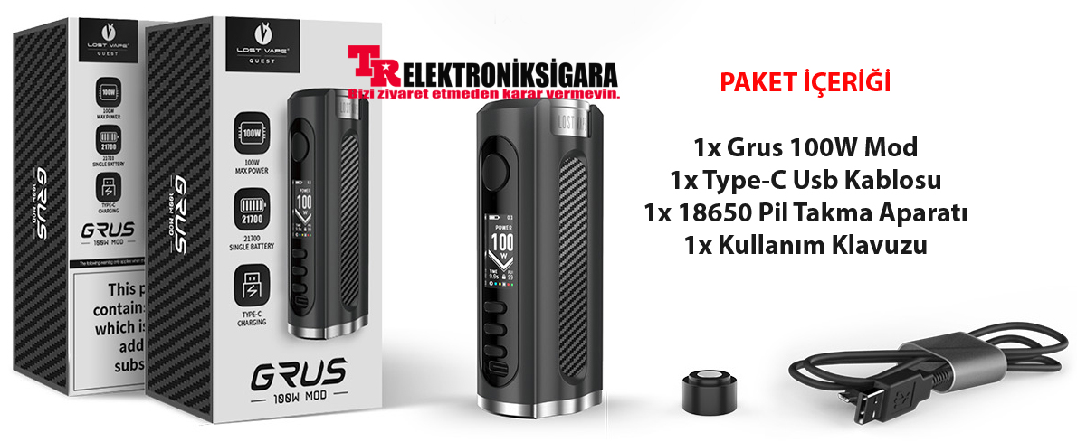 Lost Vape Grus 100W TC Box Mod