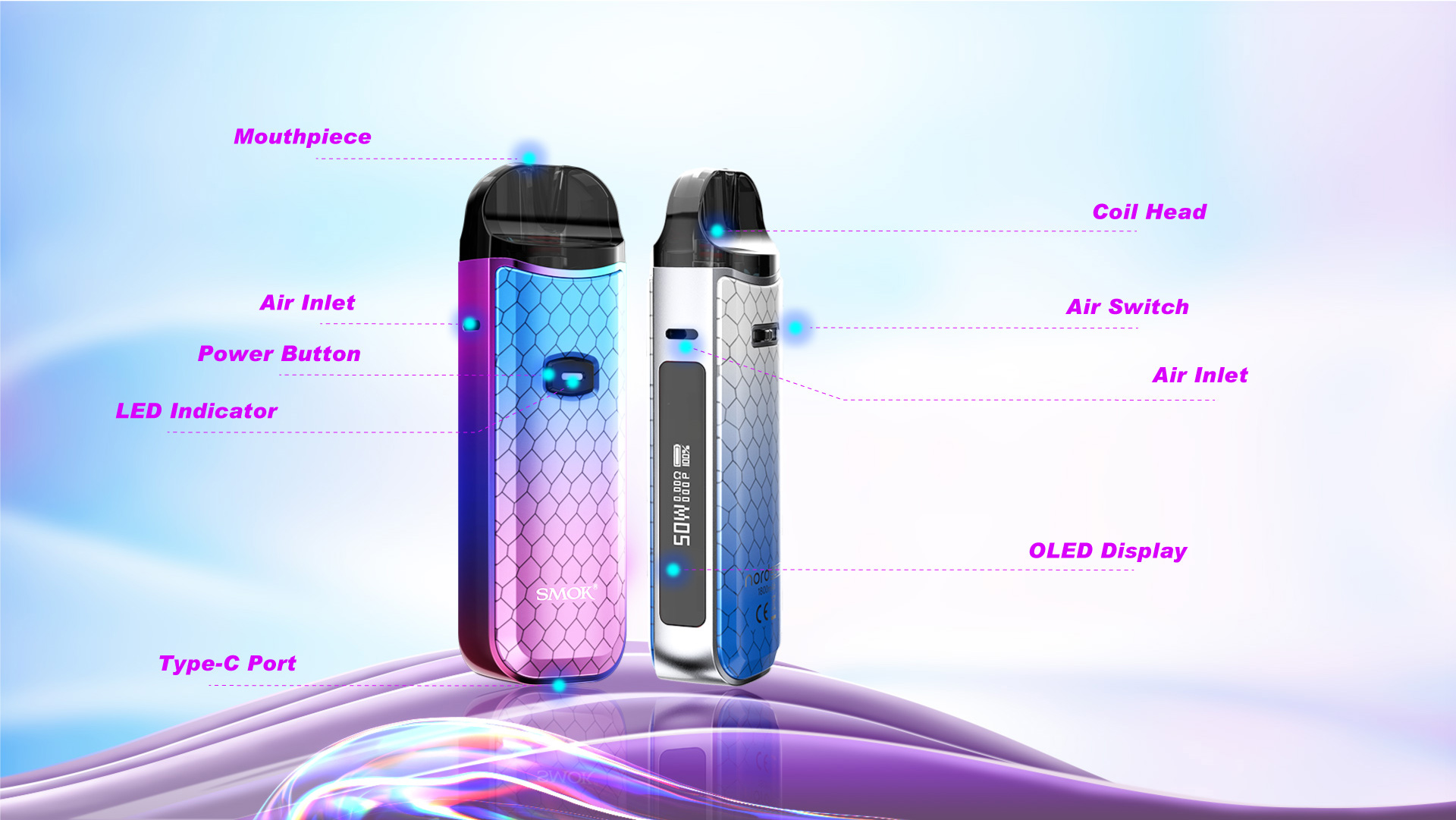 Smok Nord 50W Pod Mod Elektronik Sigara