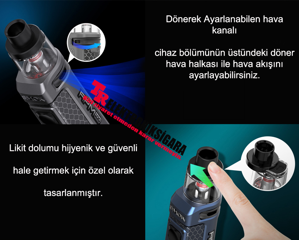 SMOK RPM 100W Pod Mod Kit 6ml Elektronik Sigara