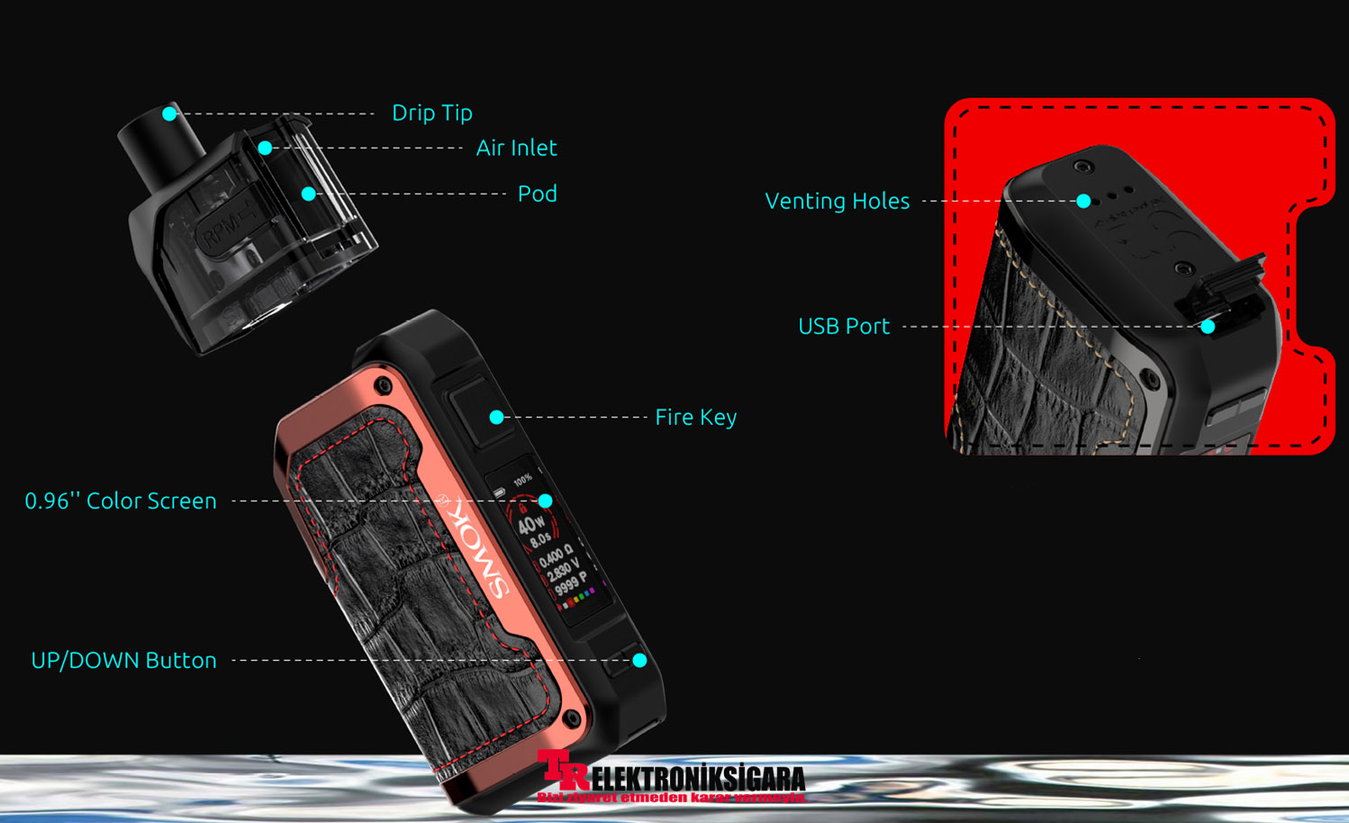Smok Alike Kit Pod Mod Elektronik Sigara