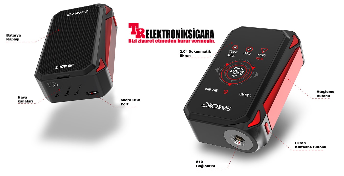 Smok G-Priv 2 Kit TFV8 X-Baby Tank 230W