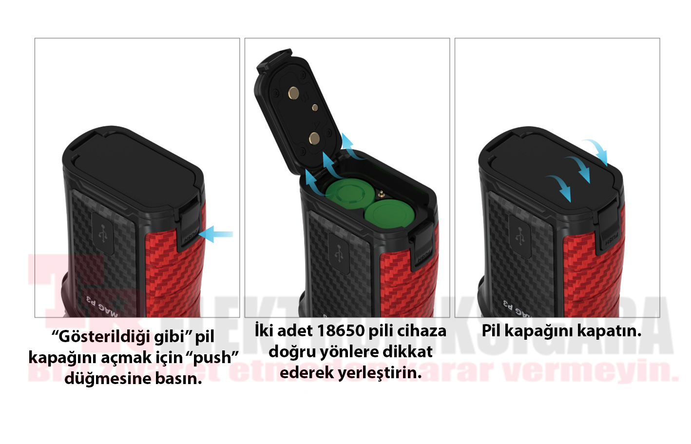Smok MAG P3 230W Tfv16 Starter Kit Elektronik Sigara