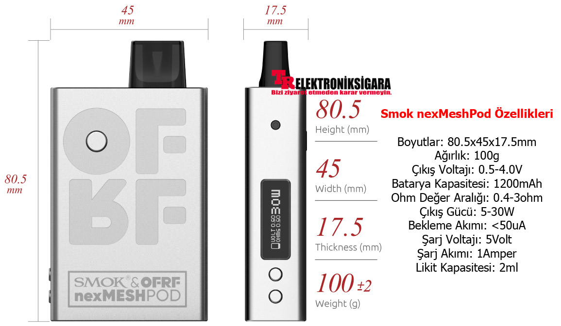 Smok nexMESH Pod Mod Elektronik Sigara inceleme 