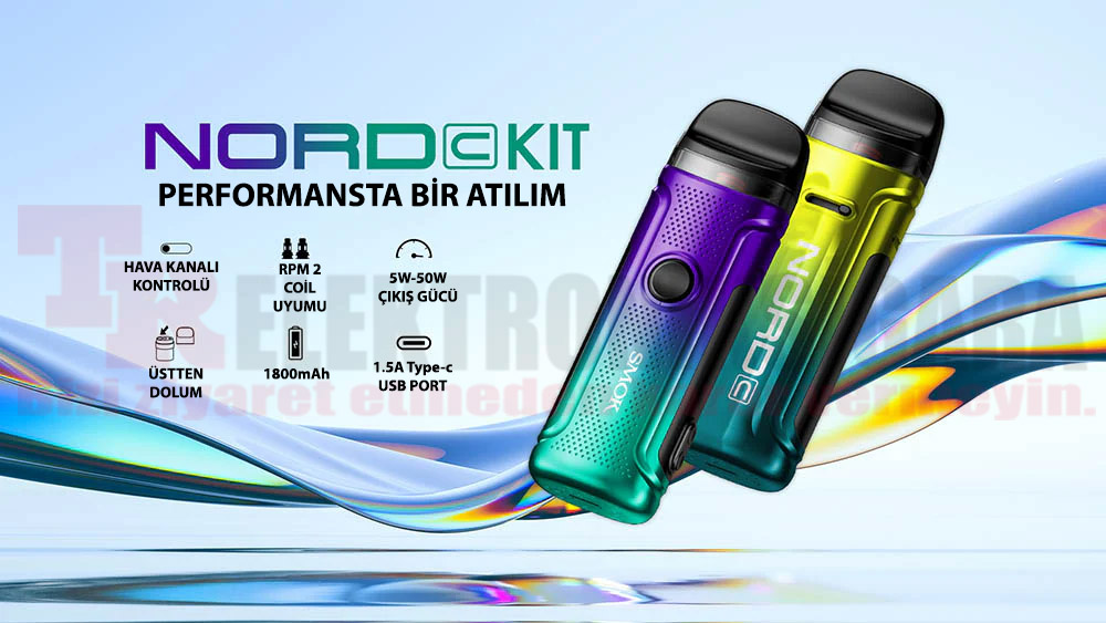 SMOK Nord C Pod Kit 50W Elektronik Sigara 1800mAh