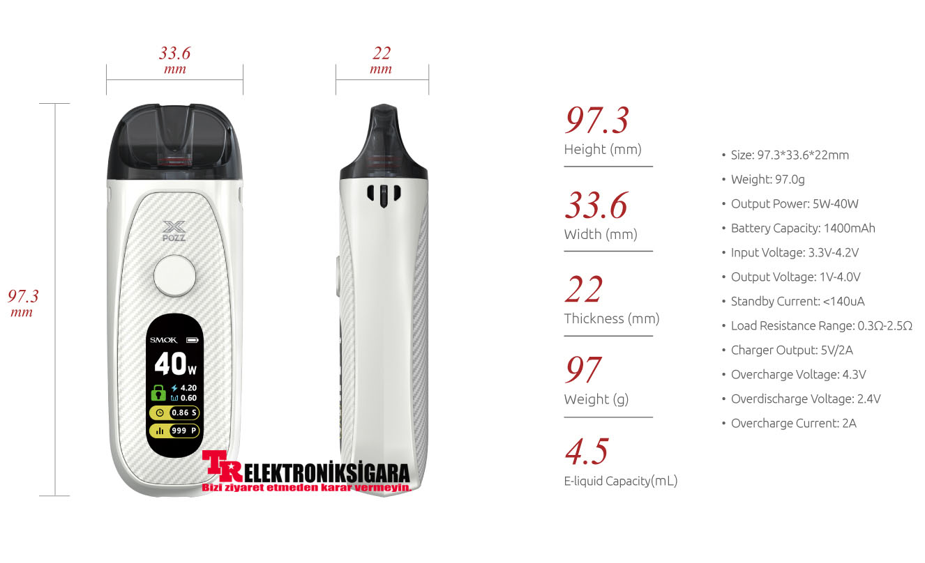 Smok POZZ X Pod Mod Elektronik Sigara