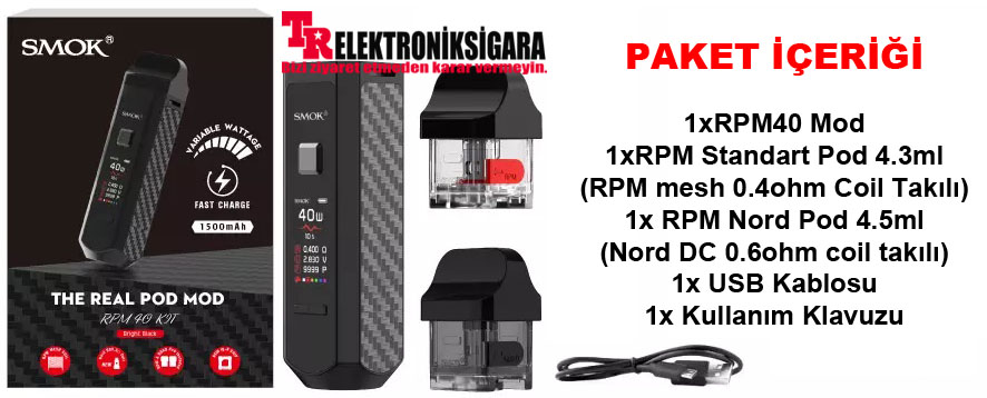 Smok RPM 40 Pod Mod Elektronik Sigara