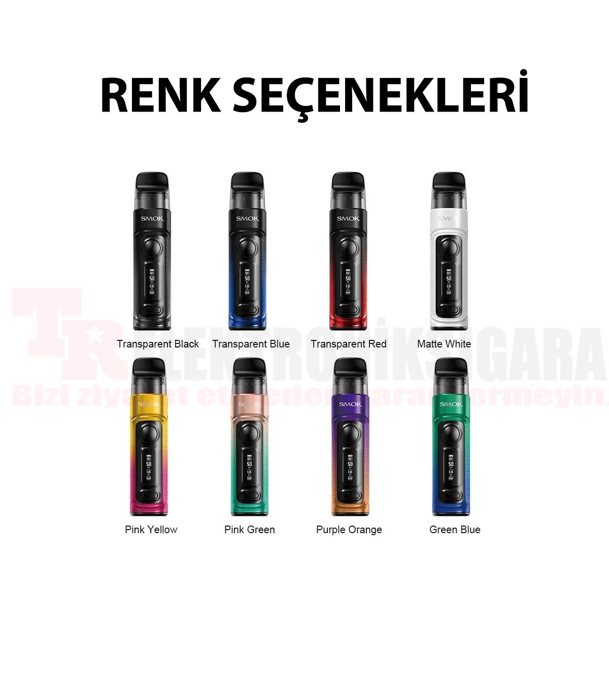 SMOK RPM C Pod Kit 50W Elektronik Sigara 1650mAh