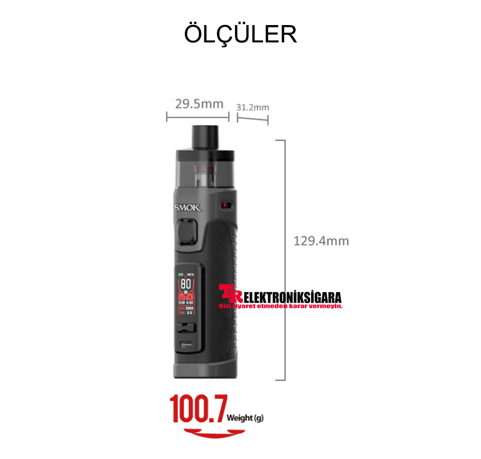 SMOK RPM 5 Pro Pod Kit 80W Elektronik Sigara