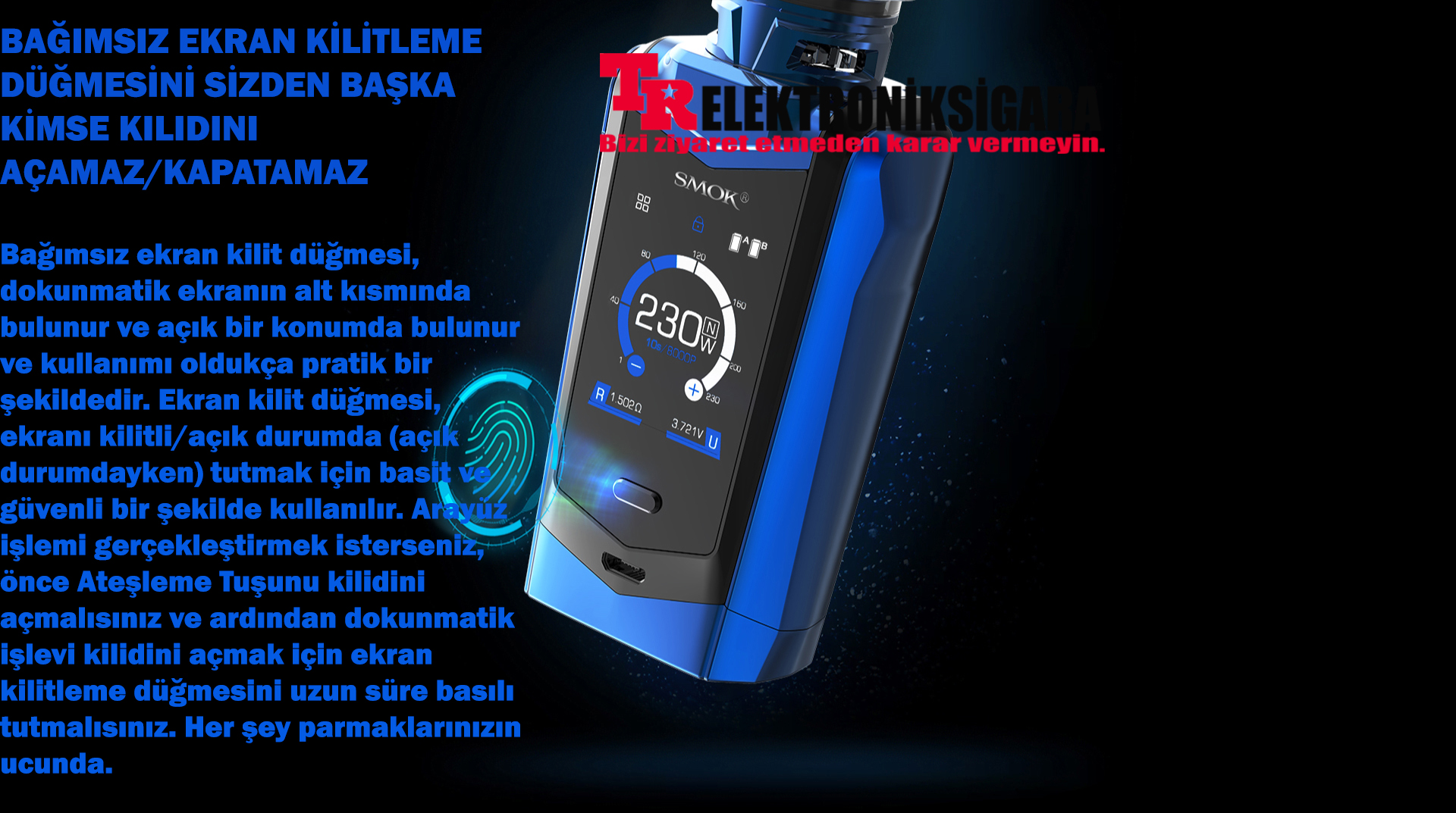 Smok Species V2 230W Kit TFV8 Baby V2 Tank Elektronik Sigara