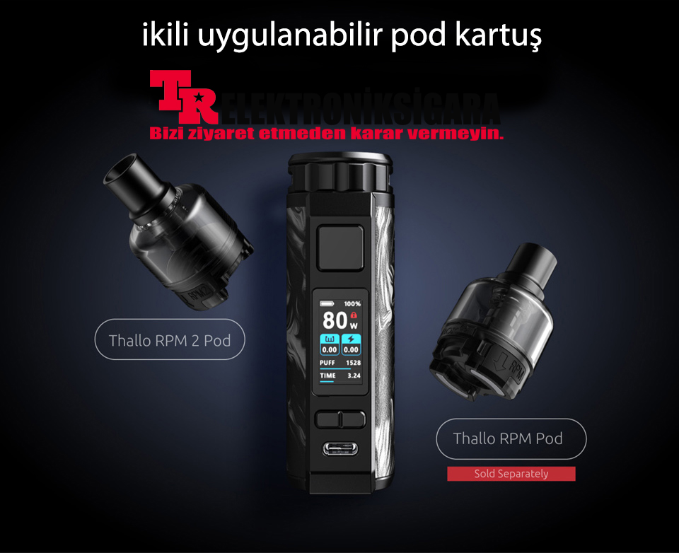 SMOK Thallo 80W Kit Pod Mod Elektronik Sigara