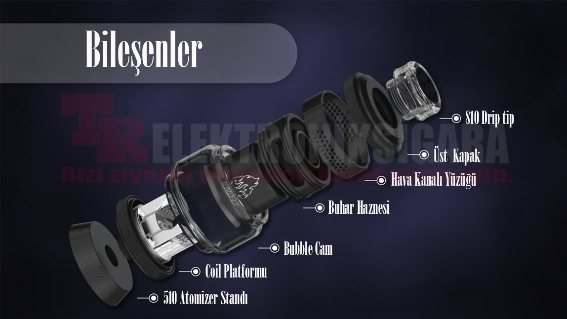 Thunder Cloud X Mike Vapes Blaze Solo 2 RTA Tank Atomizer