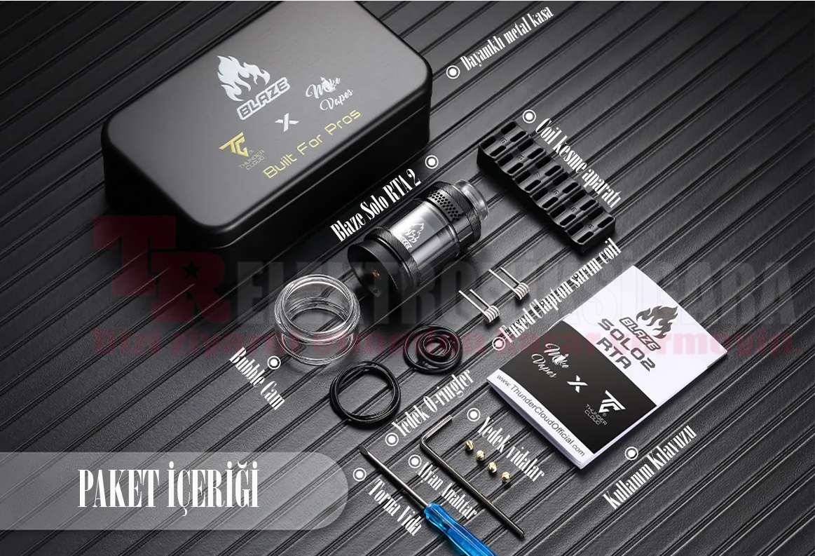 Thunder Cloud X Mike Vapes Blaze Solo 2 RTA Tank Atomizer