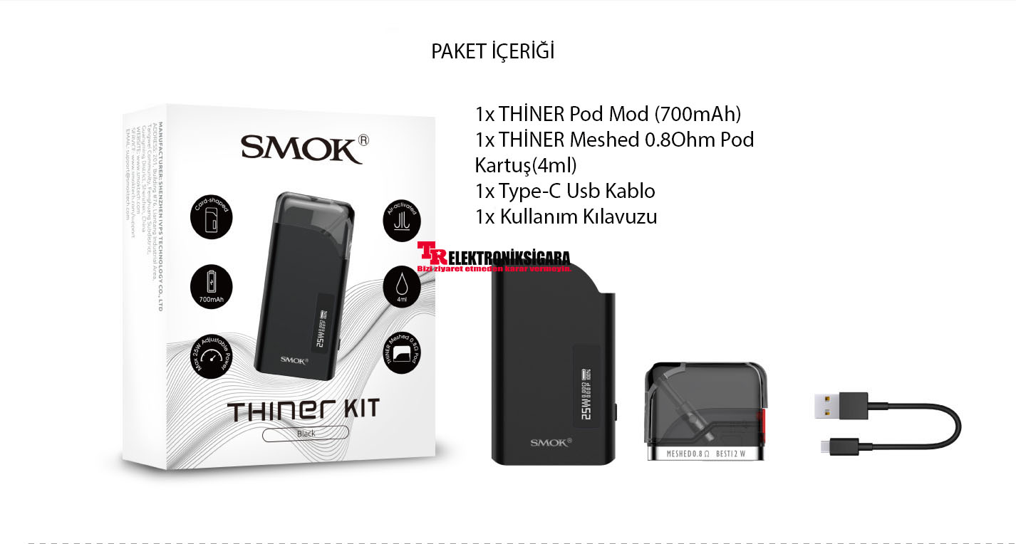 Smok Thiner Pod Kit 25W Elektronik Sigara İncelemesi