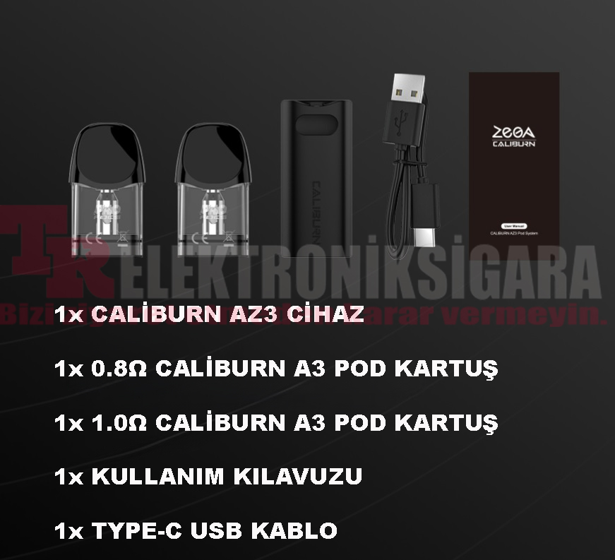 Uwell Caliburn AZ3 Pod Mod 17W Elektronik Sigara