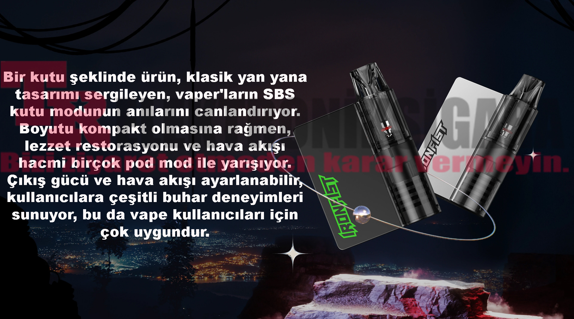Uwell Caliburn İronFist L Pod Sistem Elektronik Sigara