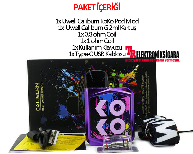 Uwell Caliburn KOKO Prime Pod Mod Kit Elektronik Sigara