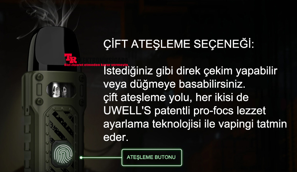 Uwell Caliburn Tenet 750mAh Pod Mod Elektronik Sigara