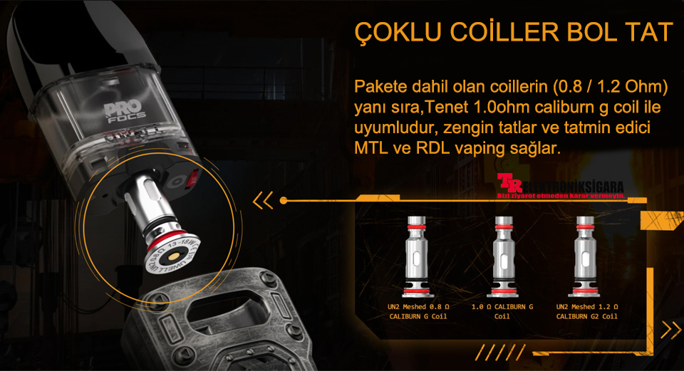 Uwell Caliburn Tenet 750mAh Pod Mod Elektronik Sigara