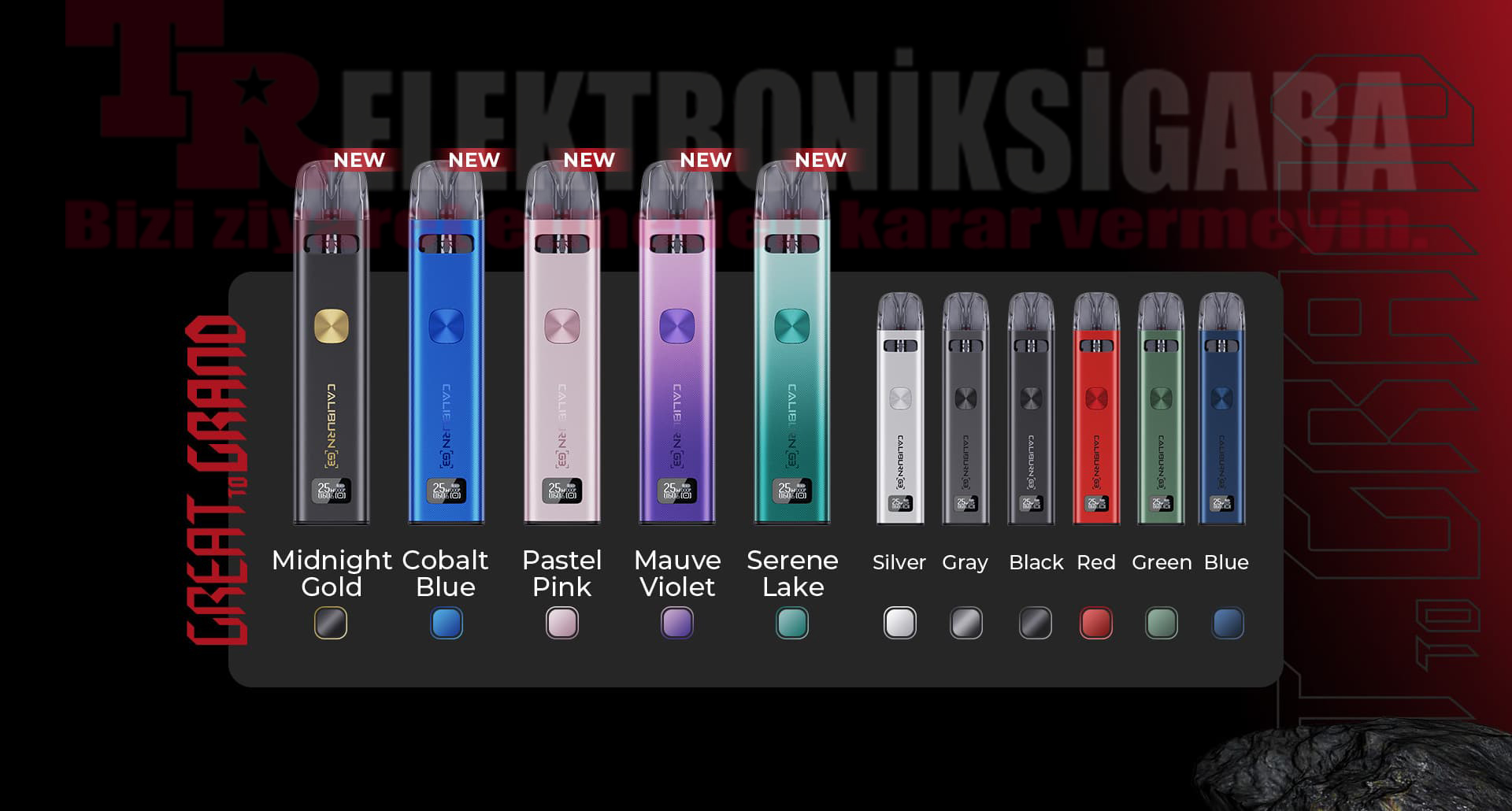 Uwell Caliburn G3 25W Pod Mod Elektronik Sigara