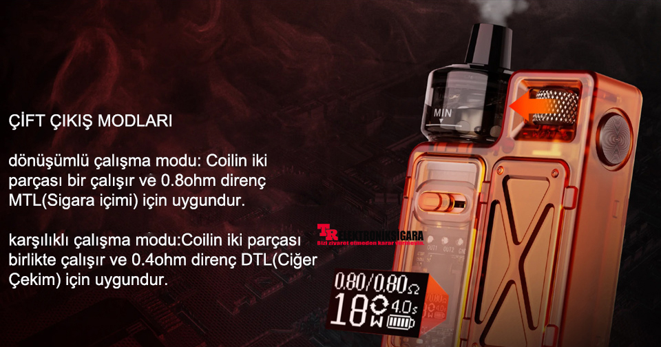 Uwell CROWN M Pod Kit 1000mAh Elektronik Sigara