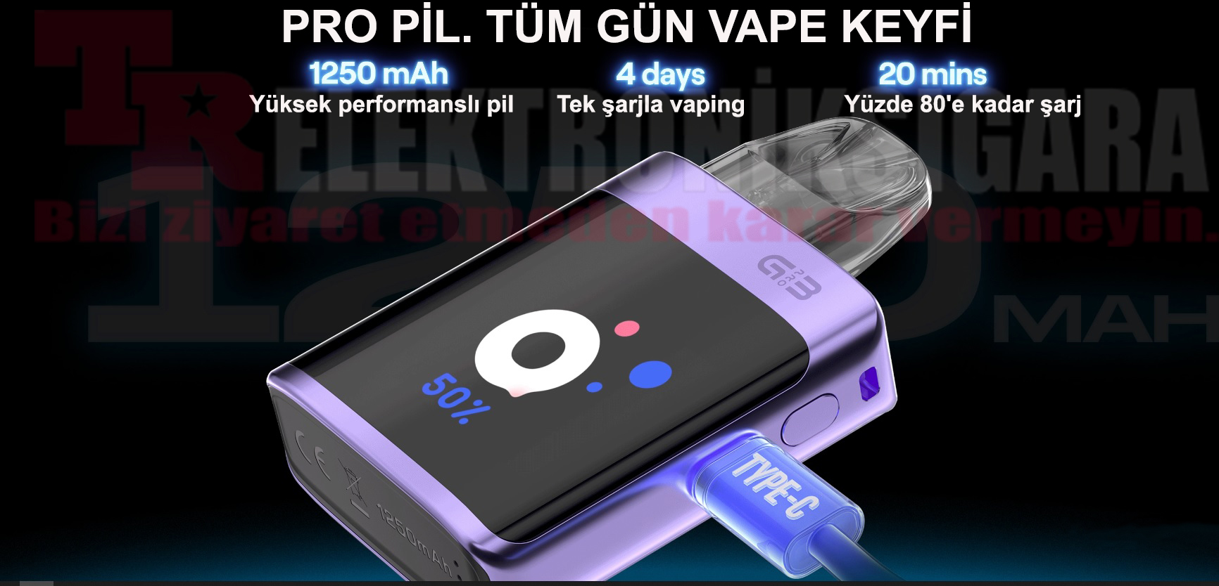 Uwell Caliburn G3 Pro KoKo Pod Mod Elektronik Sigara
