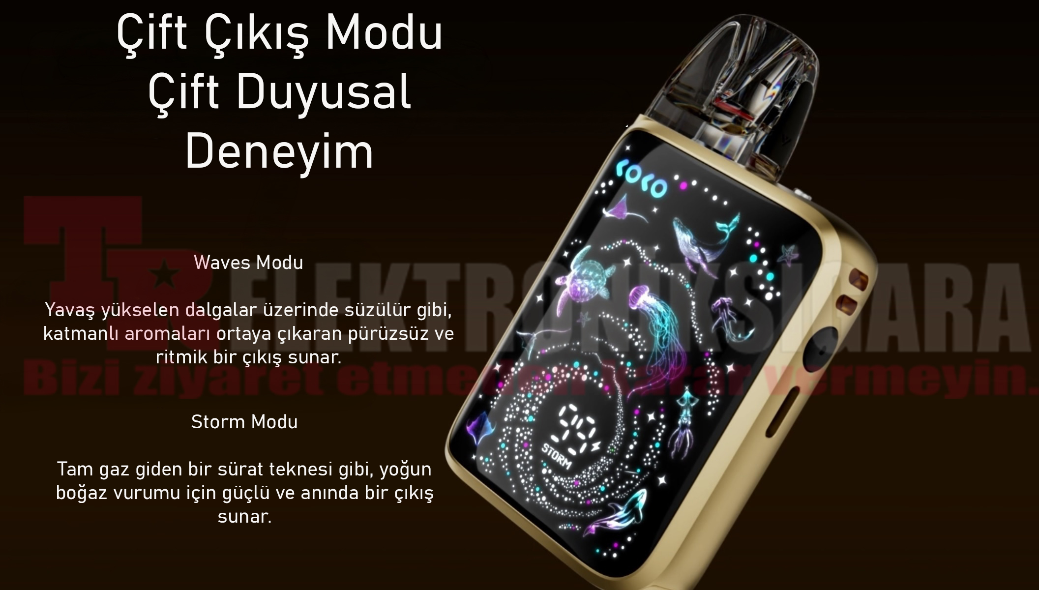 Uwell Caliburn G5 Koko 35W Pod Mod Elektronik Sigara