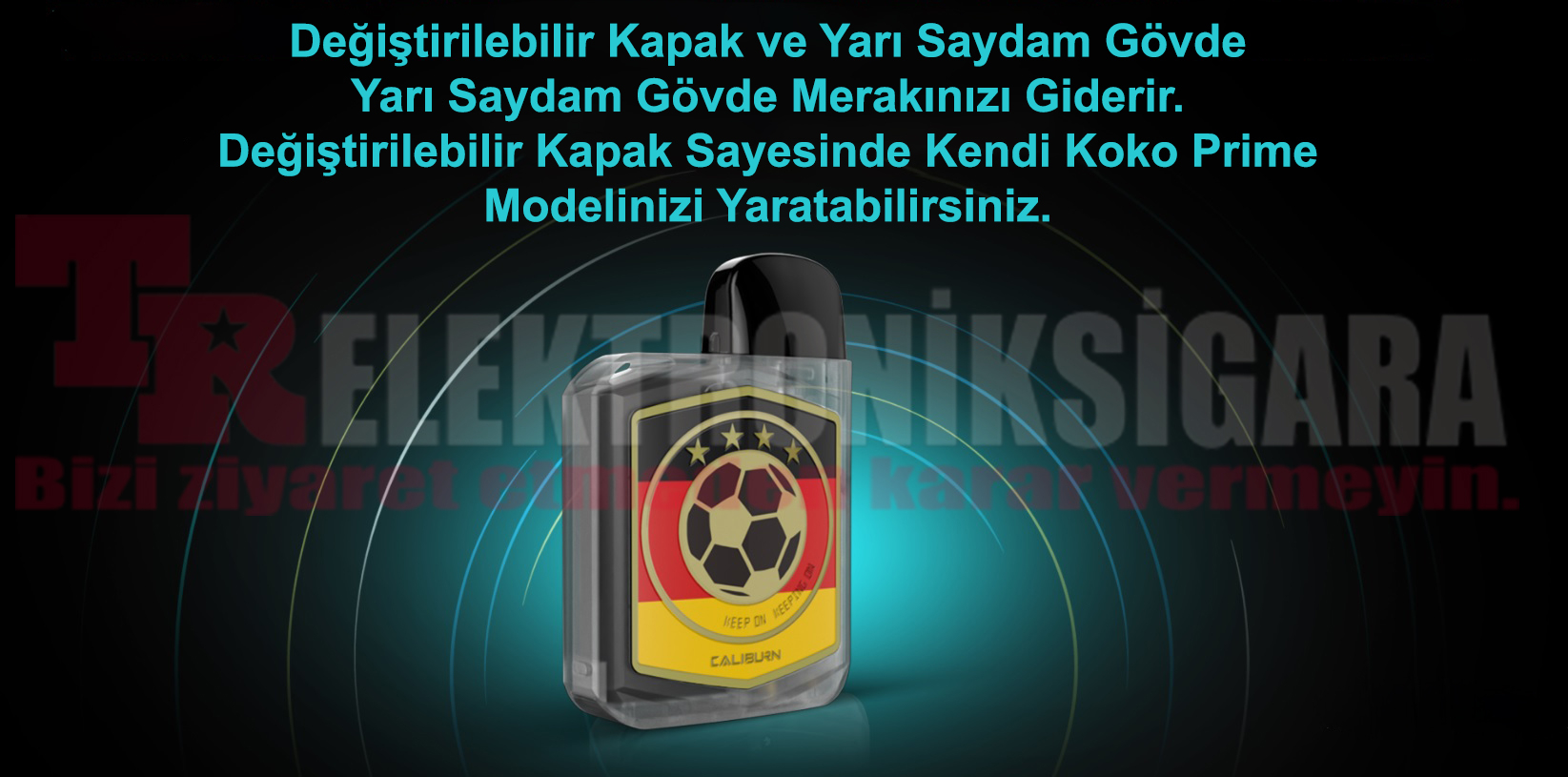 Uwell Caliburn KOKO Prime Vision Glory Pod Mod Kit Elektronik Sigara