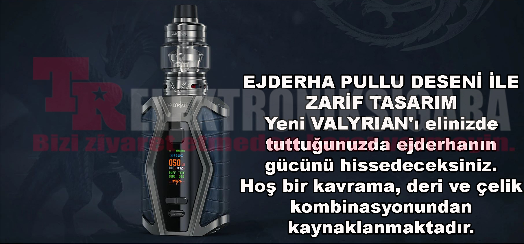 Uwell Valyrian 3 Kit 200W Elektronik Sigara