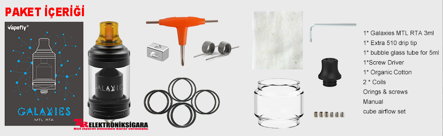 Vapefly Galaxies MTL RTA Atomizer
