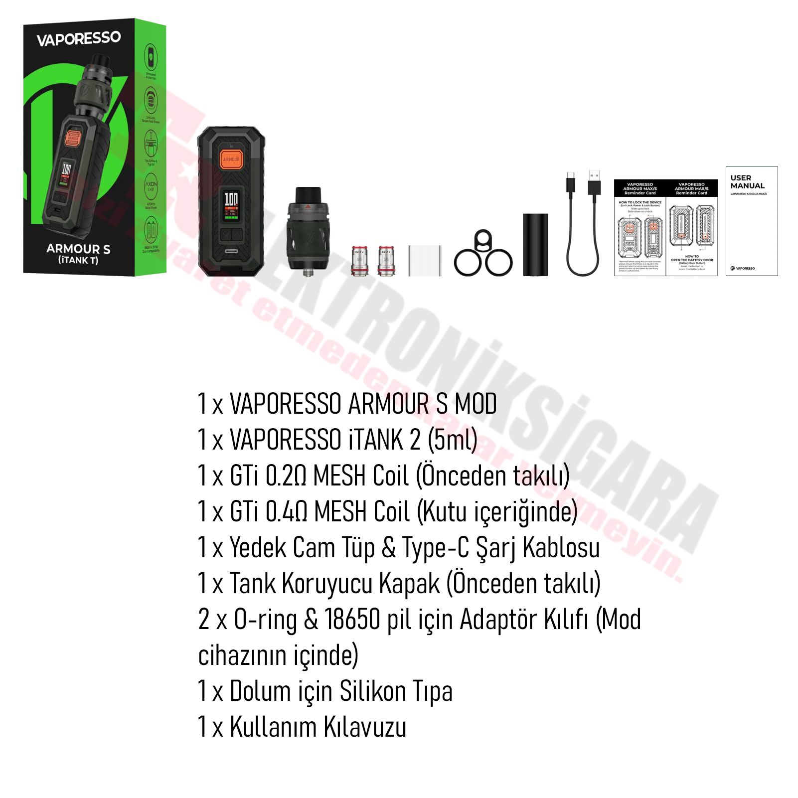 Vaporesso Armour S 100W Kit