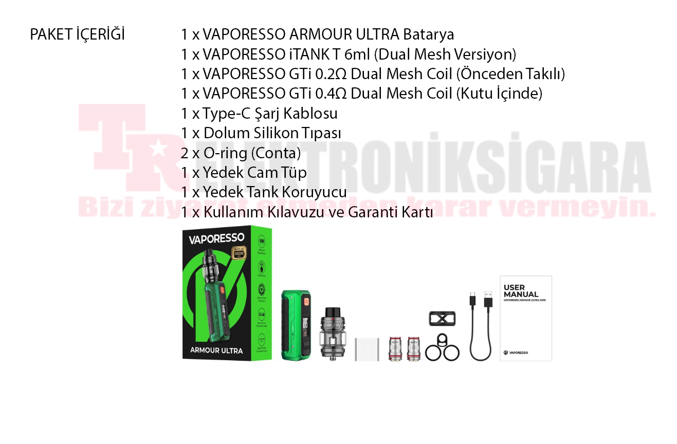 Vaporesso Armour Ultra 100W Kit 5500mAh