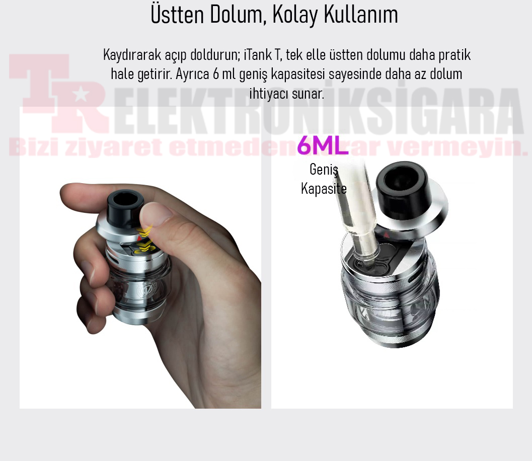 Vaporesso İTank T Atomizer 6ML