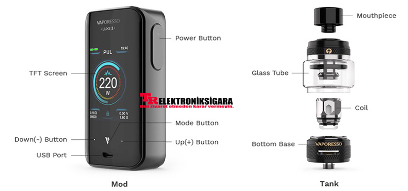 VAPORESSO LUXE ll 220W NRG-S 8ML