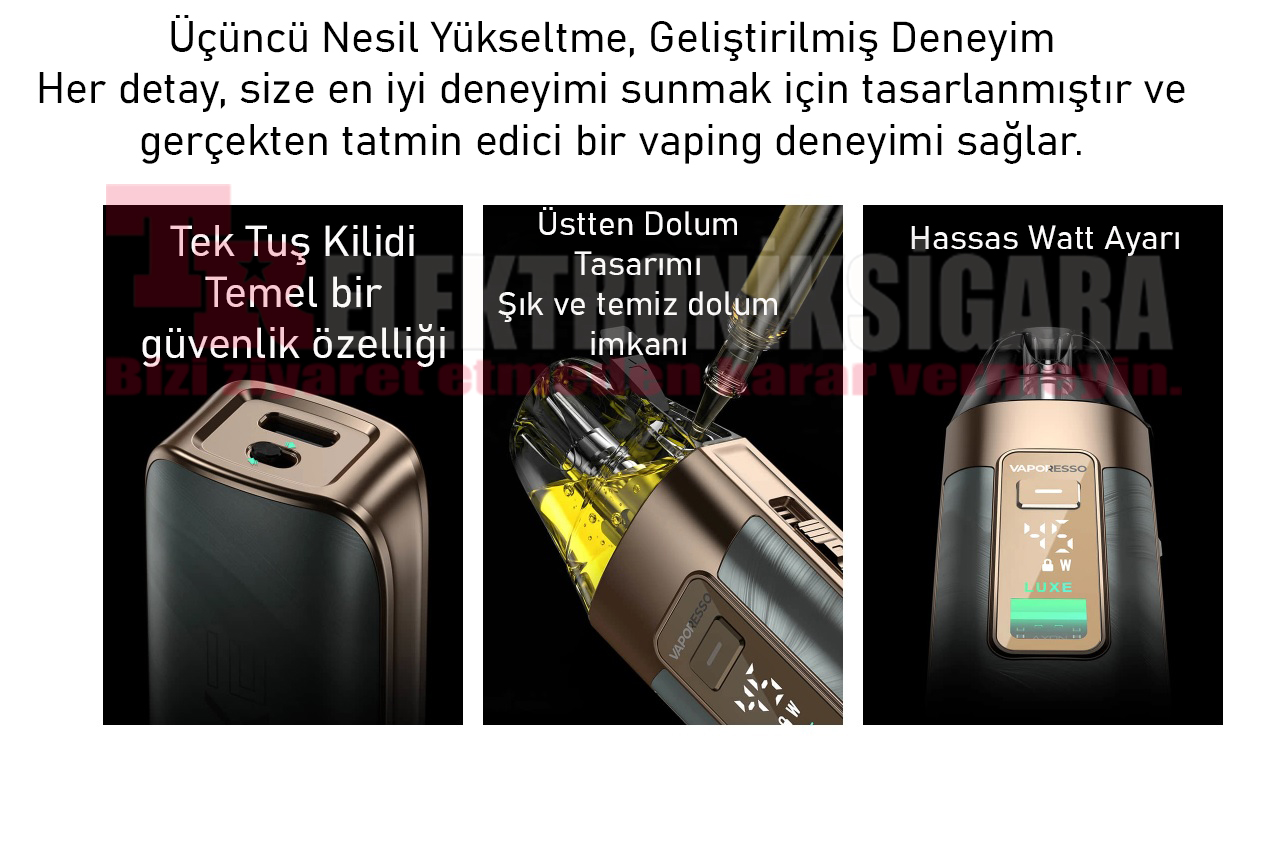 Vaporesso LUXE X3 Pod Mod 45W Elektronik Sigara