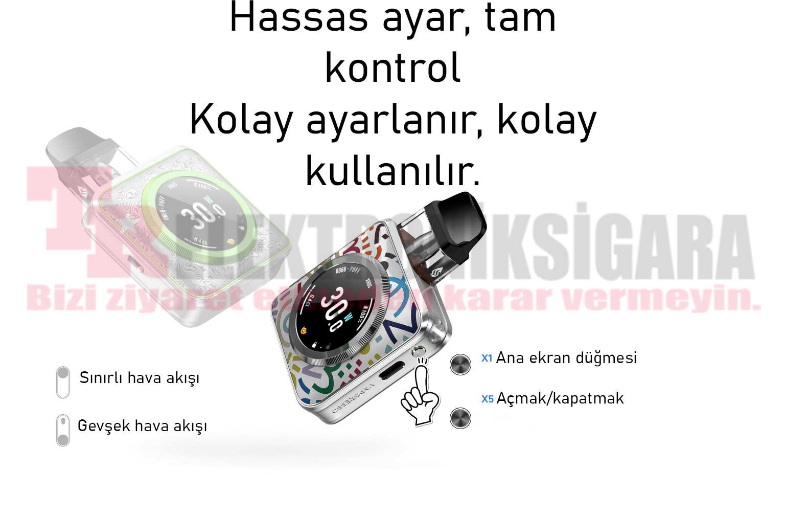 Vaporesso Xros 5 Nano 30W Pod Mod Elektronik Sigara