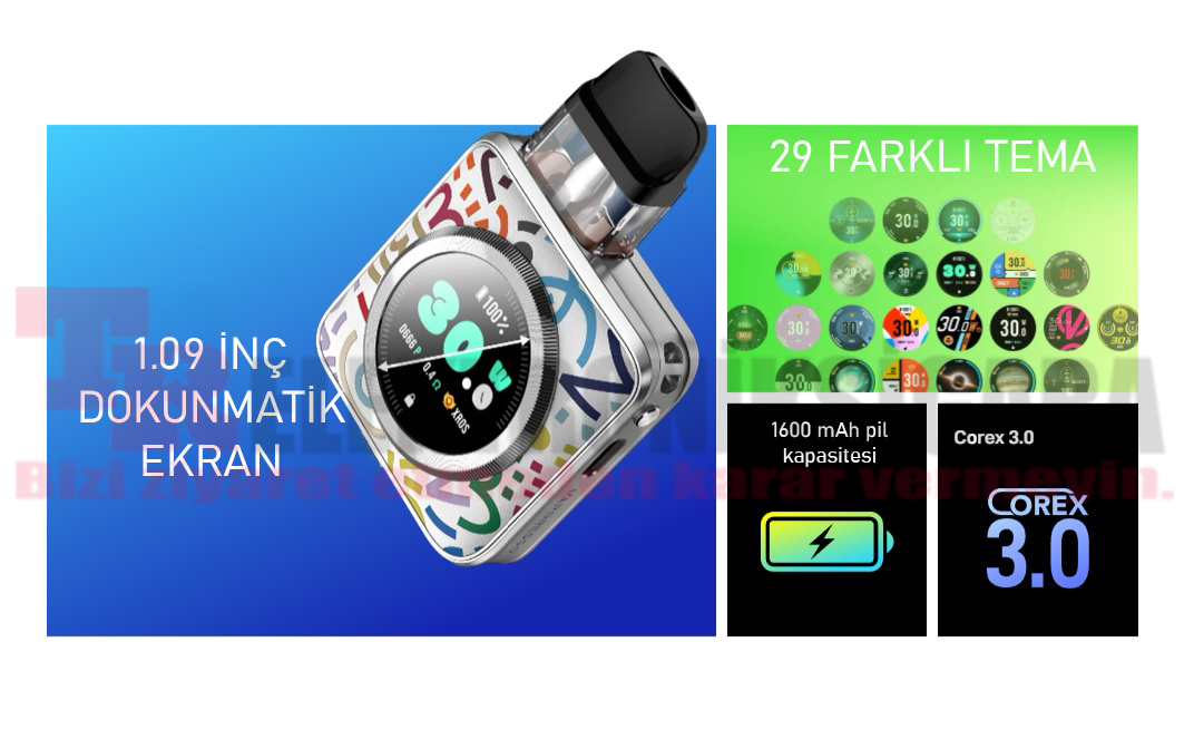 Vaporesso Xros 5 Nano 30W Pod Mod Elektronik Sigara