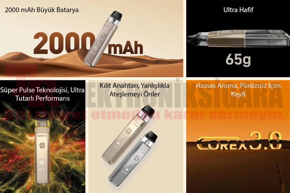 Vaporesso Xros Pro 2 Pod Mod Kit Elektronik Sigara 2000mAh 