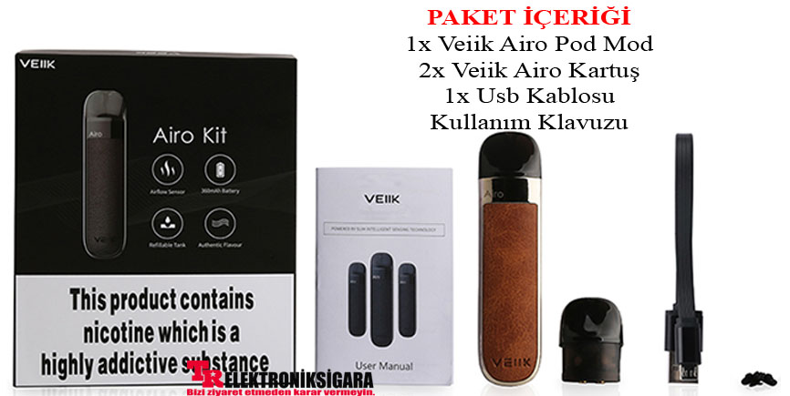 VEIIK Airo Pod Mod Elektronik Sigara 500mAh (Yeni)